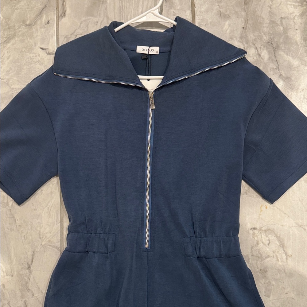 Navy Blue Womens One Piece - Picture 3 of 6